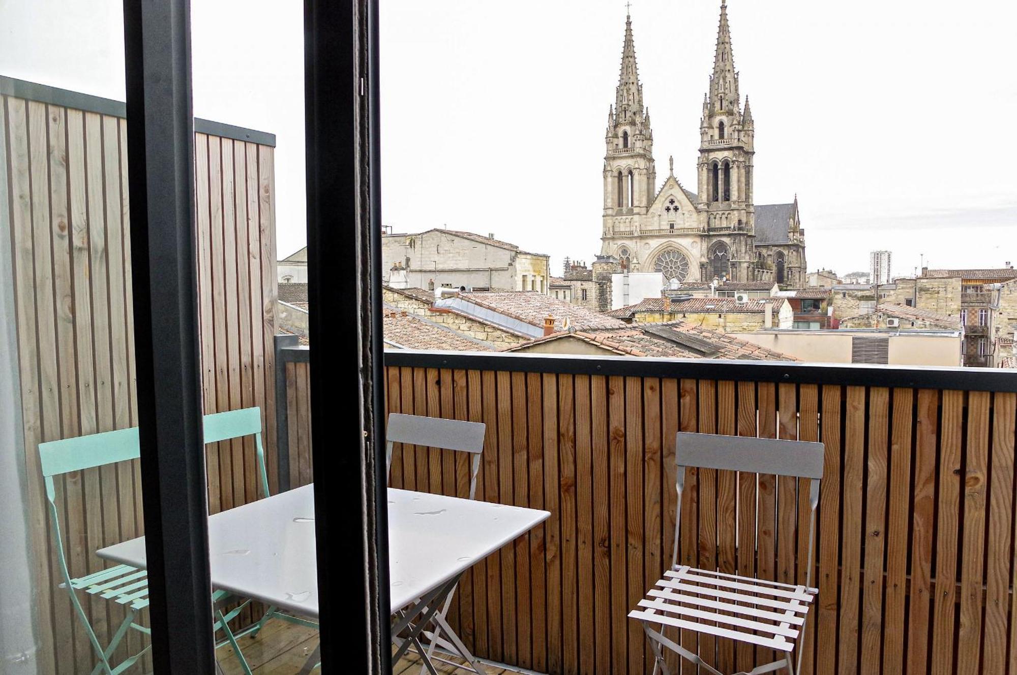 Belle Vue - Vue Exceptionnel Chartrons 2 Chambres Avec Parking Bordeaux Luaran gambar